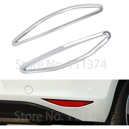 Chrome Rear Reflector Fog Light Lamp Cover For Golf 7 MK7 2014 2015 2015 2016 2017 2018 Sticker Decoration Trim Accessories