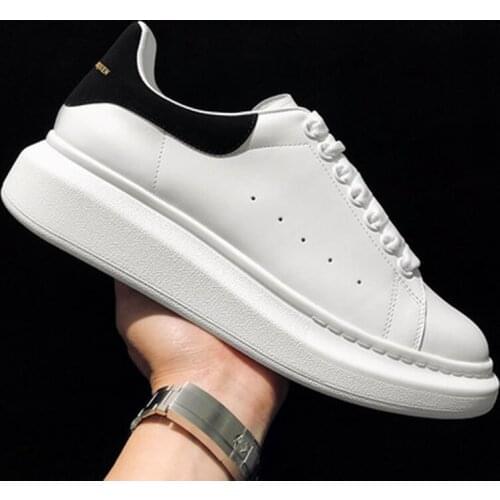 Mens and womens high-end high-quality white shoes platform men sneakers casual couple shoes men shoes