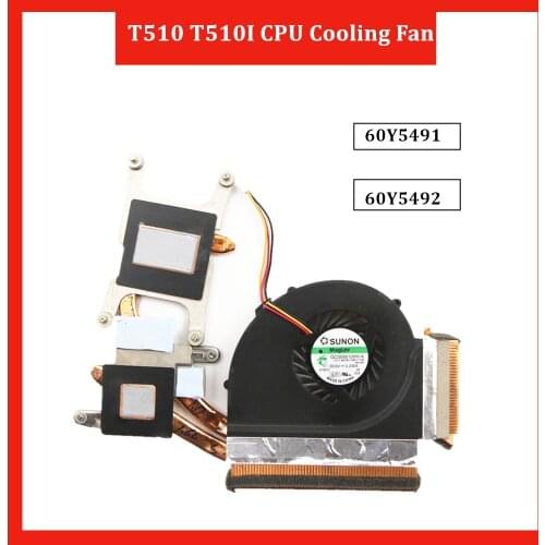 New For Lenovo Thinkpad T510 CPU Cooling Fan Heatsink Assembly Radiator Cooler 60Y4979