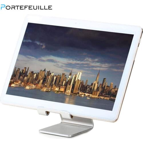 Portefeuille Aluminum Metal Phone Stand for Desk iPhone X 7 8 Plus 6S iPad Pro Xiaomi Mi Pad 4 Samsung Tablet Holder Accessories
