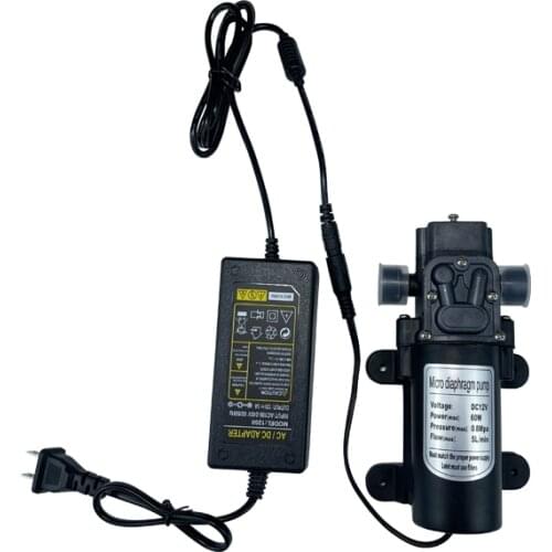 C091 DC 12V Motor Micro Diaphragm Fine Mist Spray Pump Mini Water Pump With Power Supply and Adapter