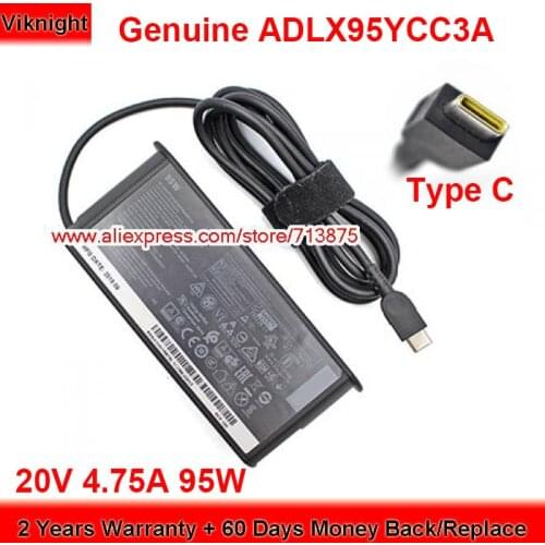 Genuine ADLX95YCC3A 20V 4.75A AC Adapter 02DL132 for Lenovo YOGA X380 C740 THINKPAD Y740S Y740S-15IRH Power Supply