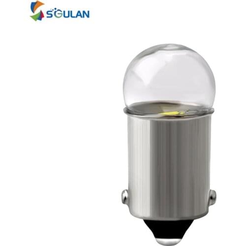 2pcs BA9S T4W LED Car Light Bulb T2W T3W H5W Socket 12913 12910 12929 Auto Interior Reading Lamp For Car 12V White 6000K Color