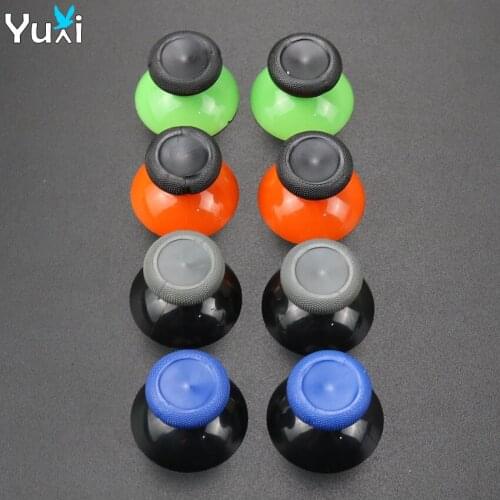 YuXi 2pcs For Microsoft Sticks 3D Analog Sticks Grip Joystick Cap Cover For XBOX One X S Controller