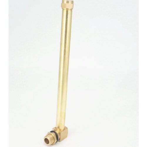 1/2" BSPP 400mm Brass Oil Liquid Level Indicator Sight Glass For Lathes Sump Gas Engine Motor Tractor