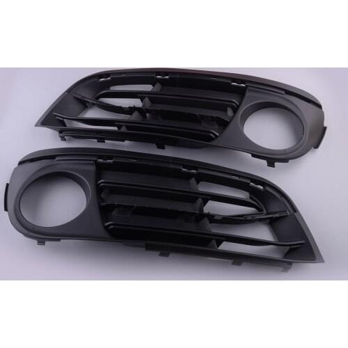 1 Pair Left & Right Front Fog Light Cover Grille Bezel 51117331729 51117331730 Fit for BMW 5 Series F10 F11 2014 2015 2016
