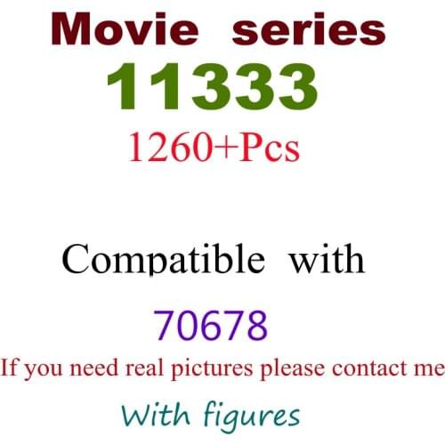 1260Pcs 11333 Building Block Toy Hero Series 70678 Assembled Building Block Childrens Toy Gifts