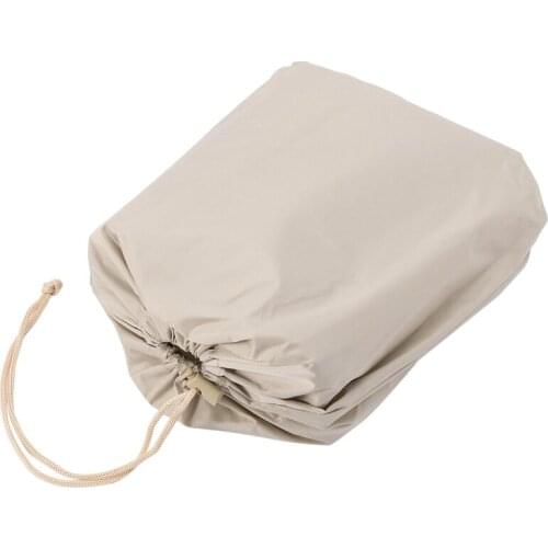 Swing Cover Waterproof Garden Hammock Swing Cover 72X55X67 Inch Outdoor Furniture Protection Beige + Coffee