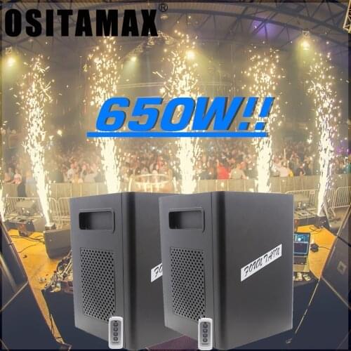 Wedding Celebration Party lights Cold Flame Fireworks Spark Machine 650w Pyrotechnics disco sparkler effect machines