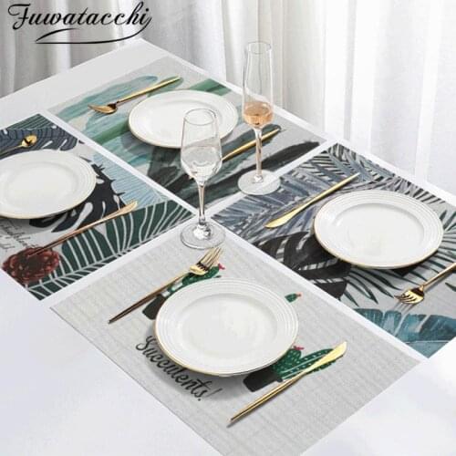 Салфетки сервировочные ПВХ Fuwatacchi China At AliExpress