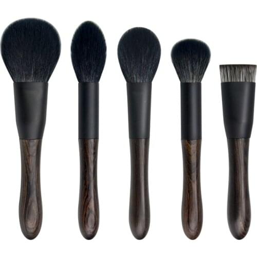 1Pcs Goat Hair Makeup Brush Foundation Blush Detail Highlighter Stereotype Base Professional Makeup Tool