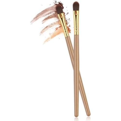 Natural-Synthetic Hair Foundation Powder Highlighter Eyeshadow Brush for Making up Professional blending smudging brush shader