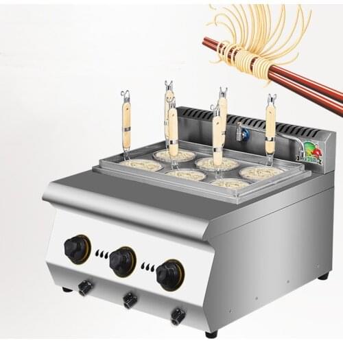 Commercial Cooking Machine Gas Type Noodles Oden Cooker Stainless Steel Desktop Soup Noodle Stove