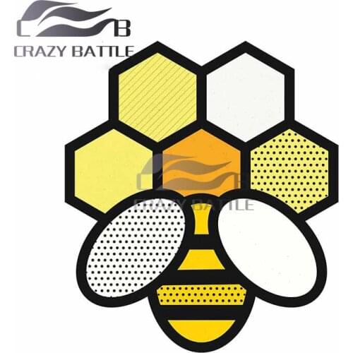 Crazy Battle 13 x 8.3cm for Honey Vinyl Decal JDM Assessoires Scratch-proof Window Trunk Anime Scratch-proof Car Stickers