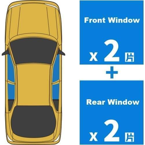 Car Full Side Windows Magnetic Sun Shade UV Protection Ray Blocking Mesh Visor For Volkswagen Golf 7