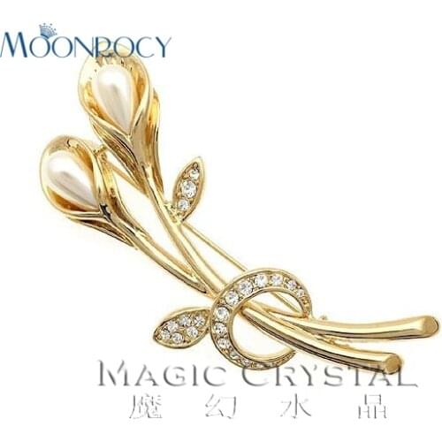 Золотые броши на одежду MOONROCY China At AliExpress