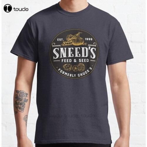 New SneedS Feed & Seed Classic T-Shirt Cotton Men Tee Shirt