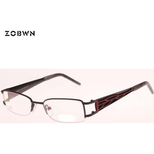 Butterfly shape Eyeglasses Brand Designer Women Glasses Fashion Optical Frame Silicone stipule half Eyewear computer spectacles
