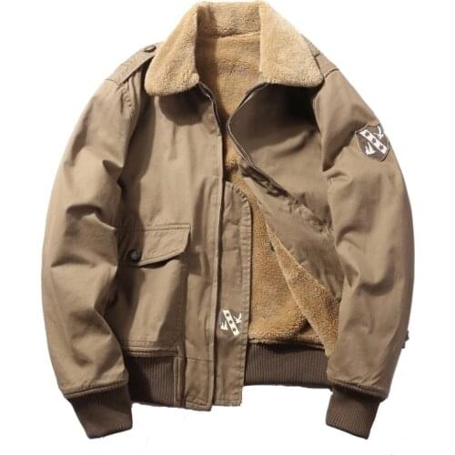 Autumn Winter Short Fleece-lined Cotton-padded Clothes Tops Outdoor Cycling Training Mens Thickened Lapel Flying Coat Jacket