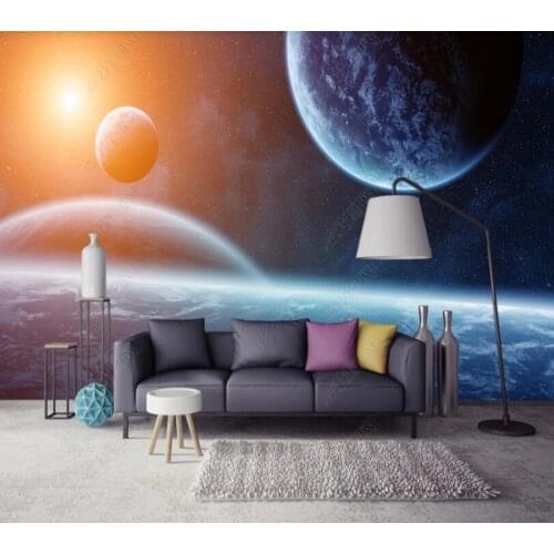Papel de parede fantasy universe starry sky milky way 3d wallpaper mural,living room tv wall childrens bedroom wall decor