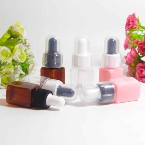 10pcs/lot 10ml Empty Plastic PET Essential Oils Bottles In Refillable Travel Bottle Cosmetic Container for Essential Oil Dropper