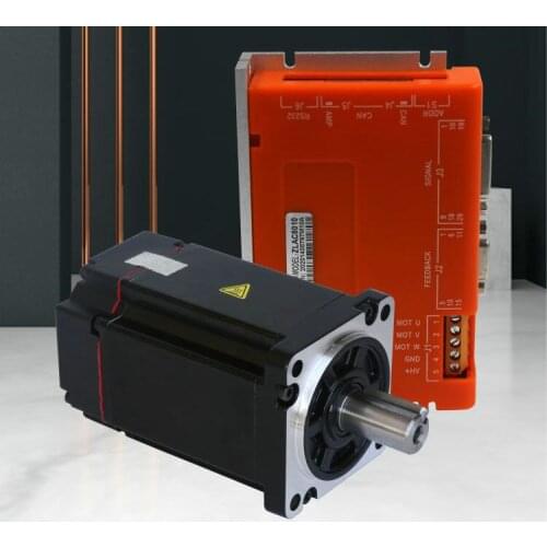 48V400W3000rpm60mm servo motor,2500 line magnetic encoder,suitable for machine tool engraving machine equipment,driver optional