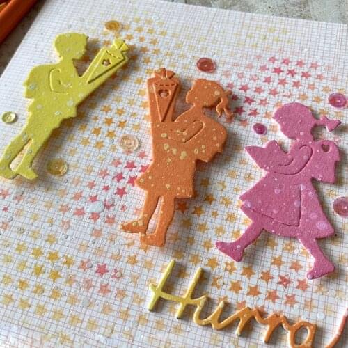 Girl Boy School Bag Stencil Metal Cutting Dies For Scrapbooking Album Craft Embossing Set For Child Card Making New 2019