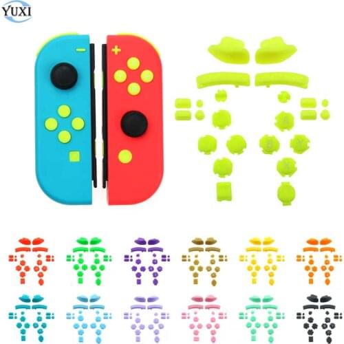 YuXi Replacement ABXY Direction Keys L R SL SR ZL ZR Trigger Full Buttons Kit For Nintendo Switch Joy-Con Controller