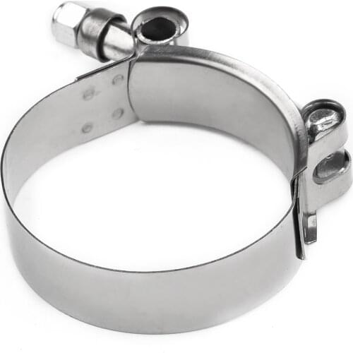 2 Inch 51mm Universal Motorcycle Band Exhaust Pipe Clamp Calipers Stainless Steel Motorbike Accessories For Kawasaki Suzuki