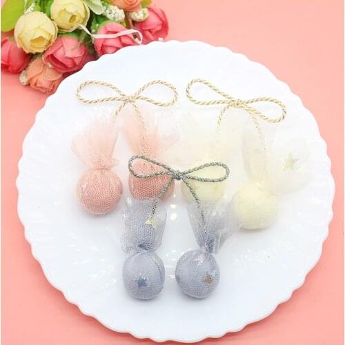 10Pcs Net yarn cherry patches Appliques for Craft Clothes Stickers Supplies DIY Hair Clips ornament