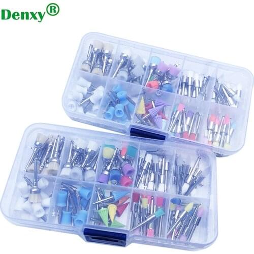 100pcs/box Dental Prophy Brushes Dental Prophy Cups Mixed Box Dental Whitening Materials Orthodontic Bracket