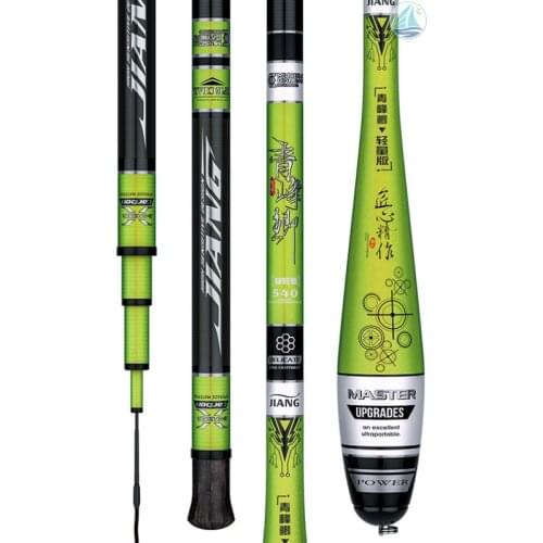 2.7m-5.4m Carp Fishing Rod Super Hard Taiwan Fishing Olta Vara De Pesca 60T Carbon Fiber 28 Tonalty Hand Rod Fishing Tackle