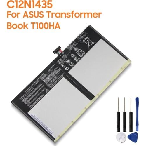 Yelping C12N1435 Battery For ASUS Transformer Book T100HA Authentic Rechargable Battery 7896mAh With Free Tools