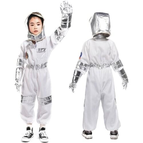 Halloween Carnival Party Children Cosplay Costumes Children Clothes Costumes Girl Play Astronaut Costumes Role Play Fancy Suit