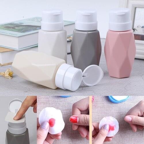 200ML Liquid Press Nail Polish Remover Pump Dispenser Empty Bottle for Nail