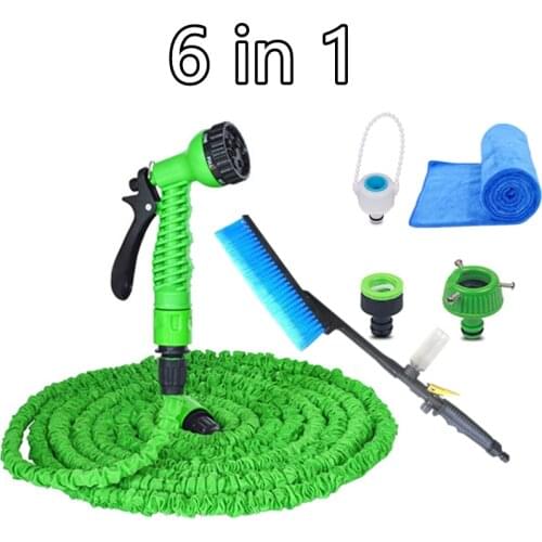 New 25-200FT Expandable Magic Flexible Garden Hose Extensible Watering Hose With Spray Gun To Watering Car Wash Hose Irrigation