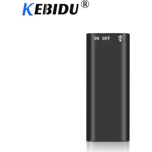 Kebidumei Smallest 8GB Professional Voice Recorder Digital Audio Mini Dictaphone + MP3 Player