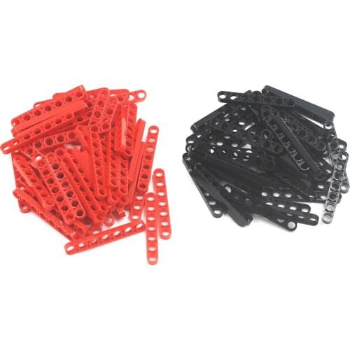 Building Blocks MOC Technic Parts 30pcs TECHNIC 7M HALF BEAM compatible with lego for kids boys toy
