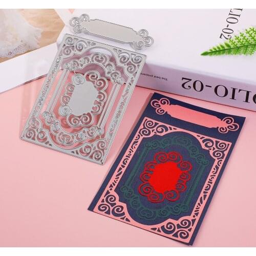 Frame Metal Cutting Dies Cut Die Molds Steel Template Stencil For Paper Craft Scrapbooking Photo Album Card Decorative Fustelle