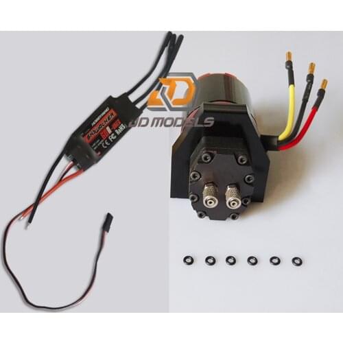Miniature hydraulic gear pump w/ ESC for 1/12 1/14 scale 8X8 dumper truck 4wd tamiya trailer engineering excavator tractor