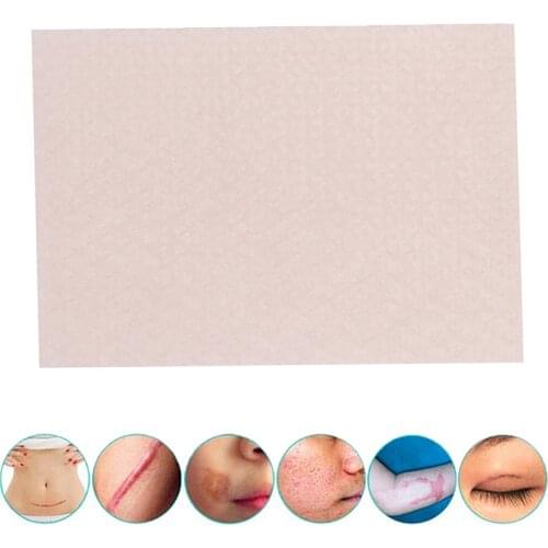 Reusable Acne Gel Scar Therapy Sheet Skin Repair Visible Scar Treatment 5cmx3.5cm Silicone Gel Scar Sheet Removal Patch 1pc