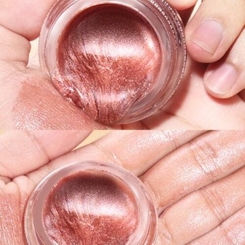 Quicksand Star Monochrome Eyeshadow High Gloss Liquid Eyeshadow Palette Sequins Non-Smudge Blush Eyeshadow Cream