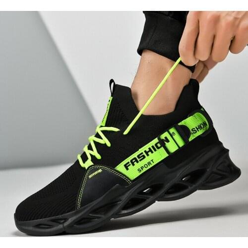 Men Fashion Breathable Sneakers Running Shoes Lightweight Casual Sport Shoes