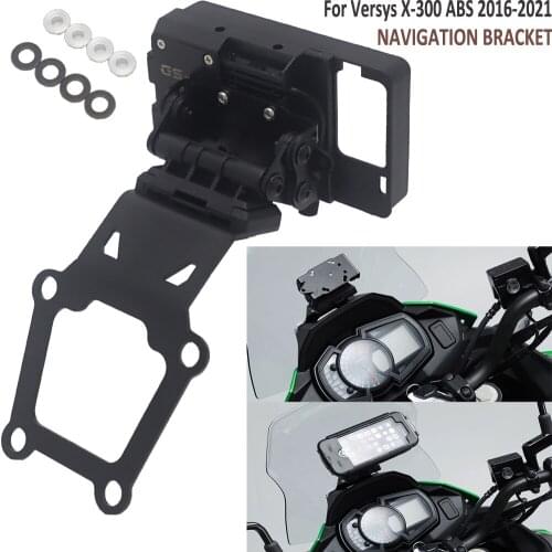 NEW Versys X300 Navigation Frame Motorcycle Accessories Modified Navigation Bracket Fit For KAWASAKI VERSYS X300 X-300 2021-2016