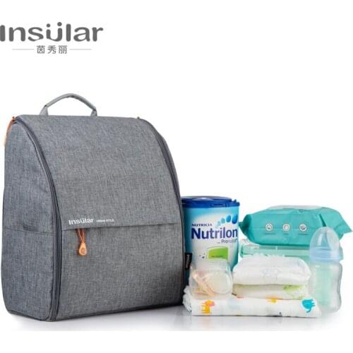 New Simple Backpack Multi-Functional Mummy Bag Large Capacity Mother and Baby Go out Backpack