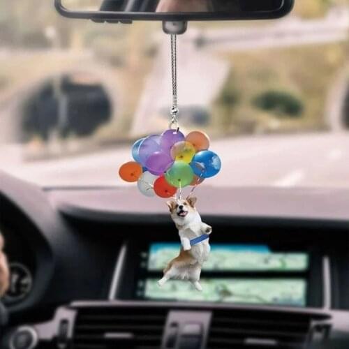 Creative Flying Cat Pendant Hanging Ornament Backpack For Car Cute Birthday Gift Keychain Interior Decor Accessories 1 Piece