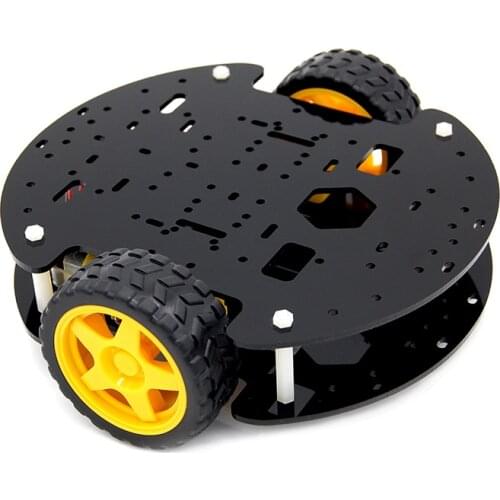 Intelligent Robot Car Chassis Vehicle Obstacle Avoidance Tracking Robotic Model With Velocity Detecting For Arduino DIY Rc Toy