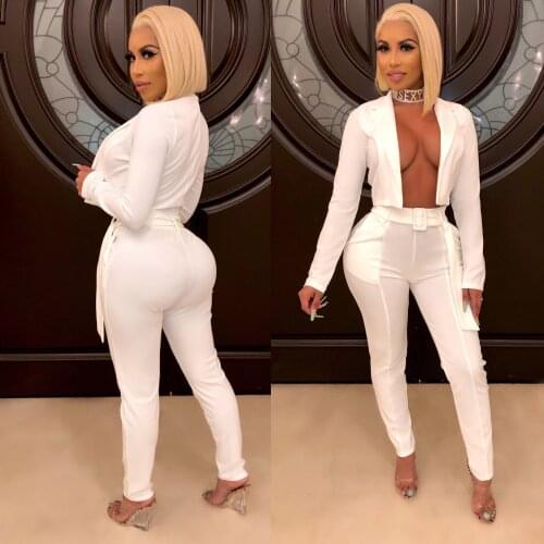 Womens Tracksuit2021 Autumn and Winter Temperament Womens Solid Color Suit Trousers Jacket Season Hot Style Suit