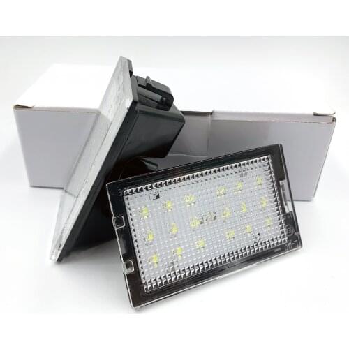 1Pair LED license Number Plate Light Lamp for Freelander 2/LR2 Range Rover Sport For Land Rover Discovery Series 3/LR3 4/LR4