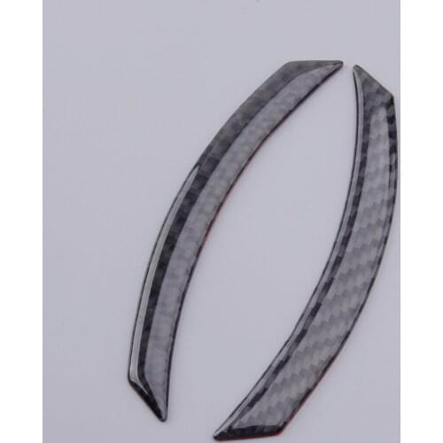 2Pcs Car Door Air Condition Vent Outlet Cover Trim Frame Carbon Fiber Fit for Nissan 350Z 2003 2004 2005 2006 2007 2008 2009